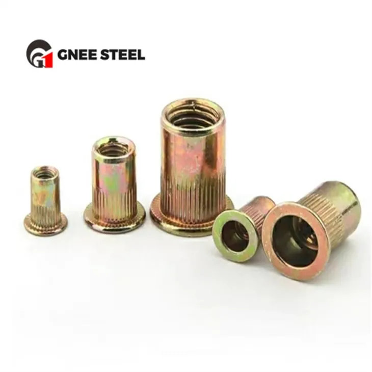 DIN7340 Nittemøtrikker i galvaniseret stål